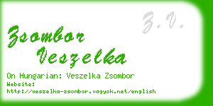 zsombor veszelka business card